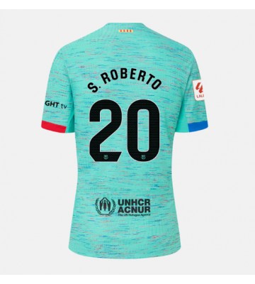 Lacne Ženy Futbalové dres Barcelona Sergi Roberto #20 2023-24 Krátky Rukáv - Tretina